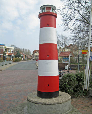 Fischturm Horumersiel Leuchtturmattrappe Horumersiel