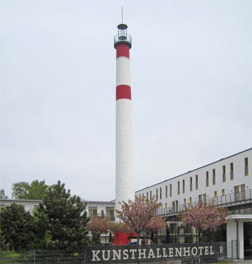 Leuchtturmattrappe in Zingst Leuchtturmattrappe in Zingst
