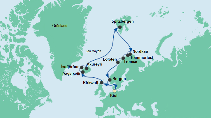 Highlights am Nordpolarmeer