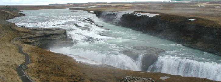 Wasserfall Gullfoss Wasserfall Gullfoss