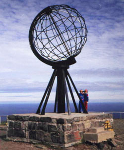 Nordkap Weltkugel 1992