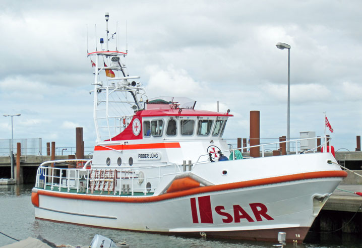 Seenotrettungskreuzer PIDDER LÜNG Seenotkreuzer PIDDER LÜNG