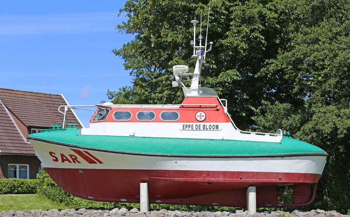 Das Seenotrettungsboot Walter Müller wurde in Eppe de Bloom umgetauft Seenotrettungsboot Walter Müller
